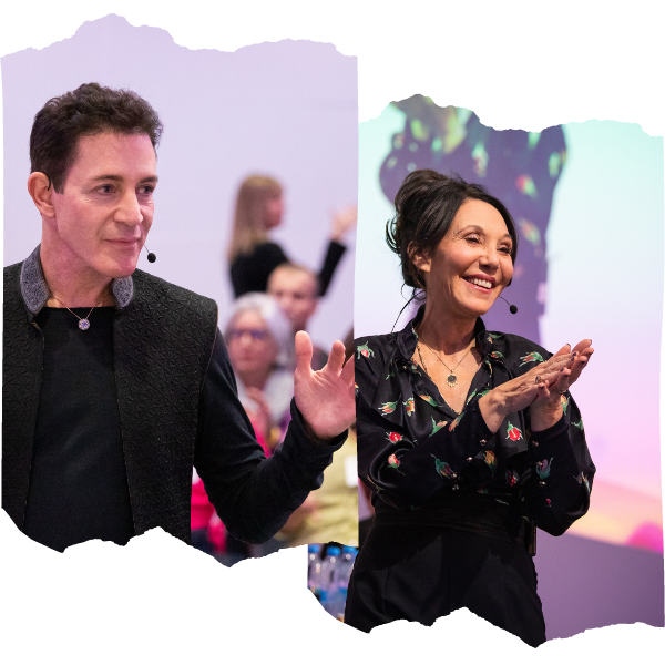 Dr Eric Pearl, who discovered RH is a simple and powerful way to heal, & Jillian Fleer, head of development at the Reconnection