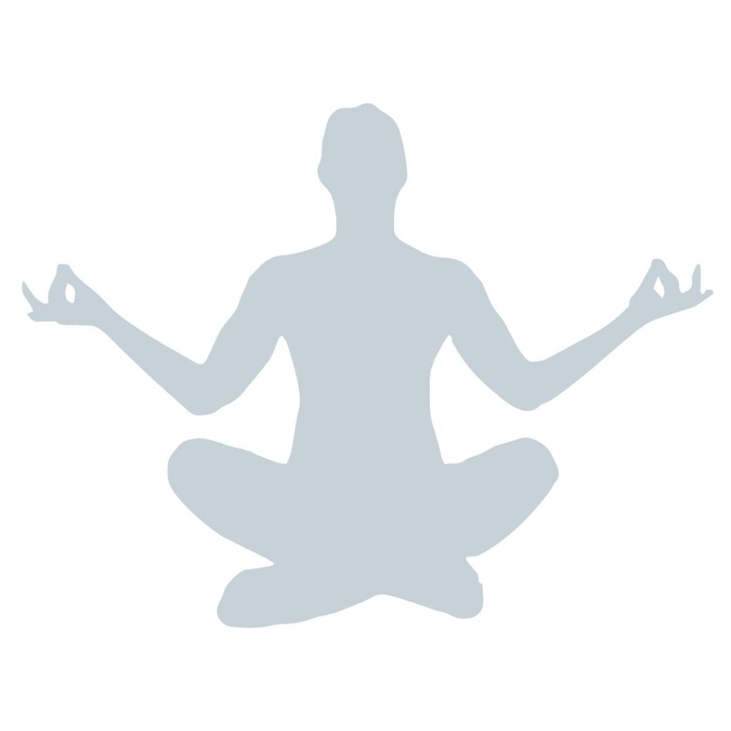 yoga figure gray